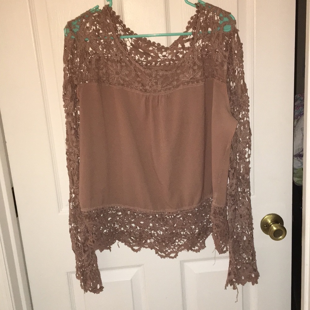 Mesh long sleeve